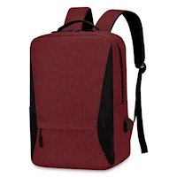 Mochila Porta Laptop 15.6" con Puerto USB B51 Rojo